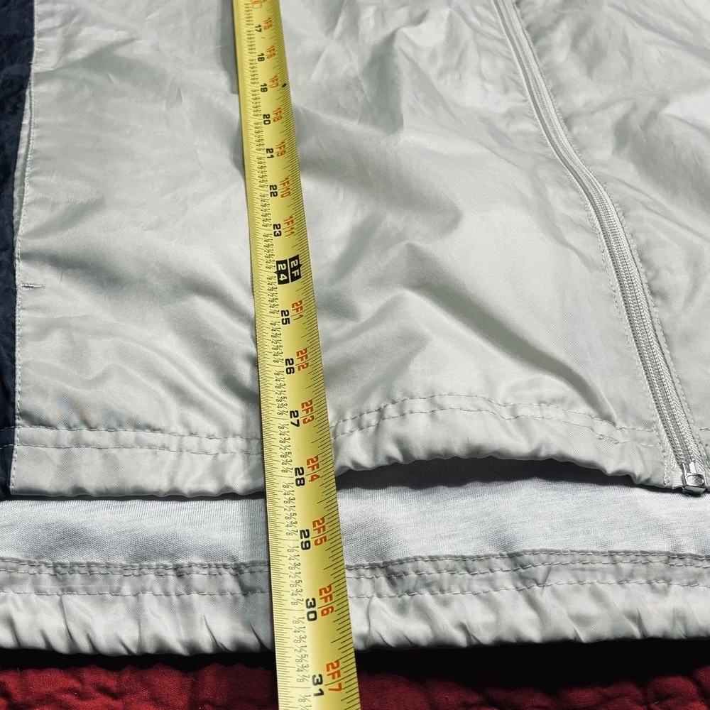 Vintage Wilson Nylon Windbreaker Warmup Tracksuit Set Men's Large White Blue